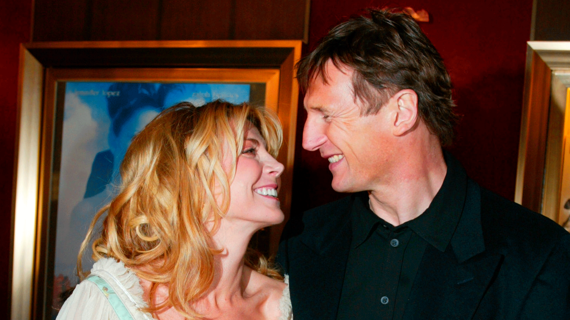 Liam Neeson con su esposa Natasha Richardson que falleció el 18 de marzo de 2009