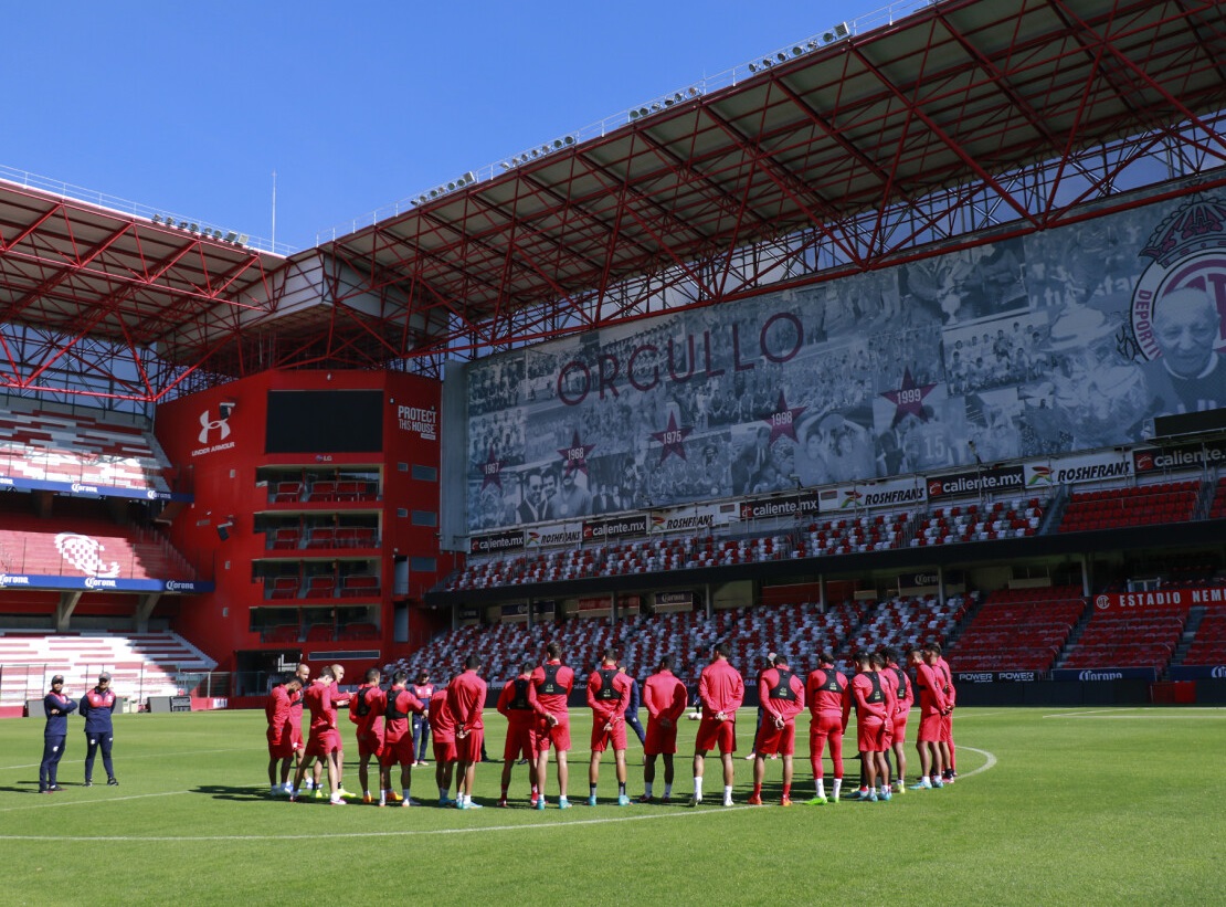 El partido se llevará a cabo a las 20:00 horas en el Estadio Nemesio Díez (Foto: Twitter/@TolucaFC)