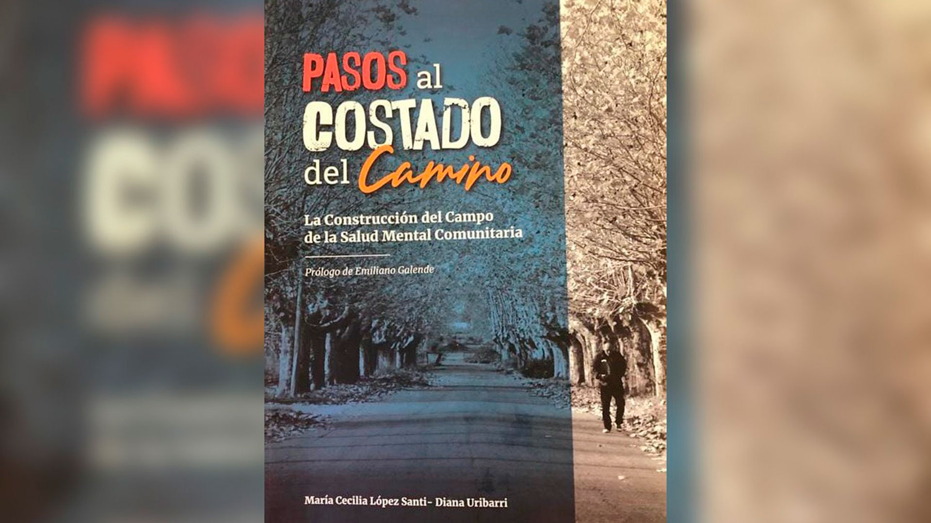 Portada de “Pasos al Costado del Camino: la construcción del campo de la Salud Mental Comunitaria", escrito por María Cecilia López Santi y Diana Uribarri.