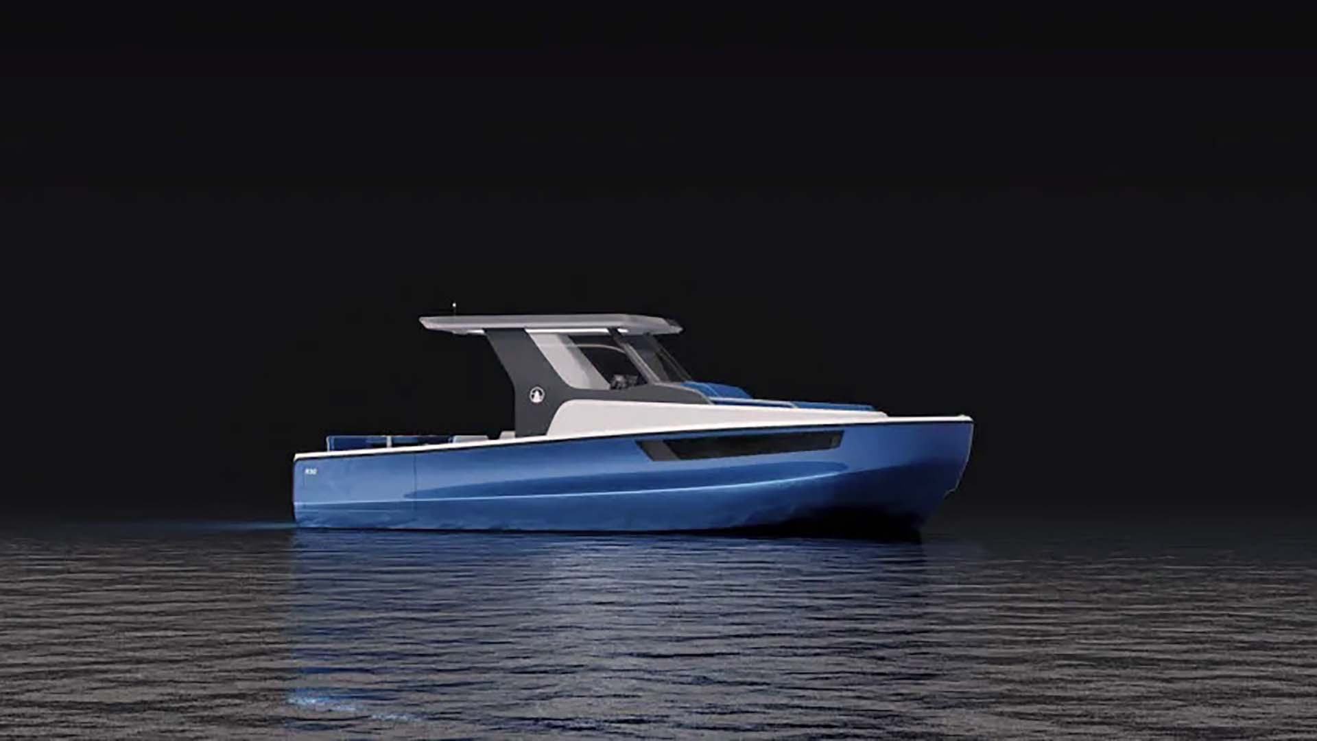 La potencia de los dos motores eléctricos alcanzan a superar los 800 CV y la velocidad que alcanza el R30 es de 72 km/h o 39 nudos