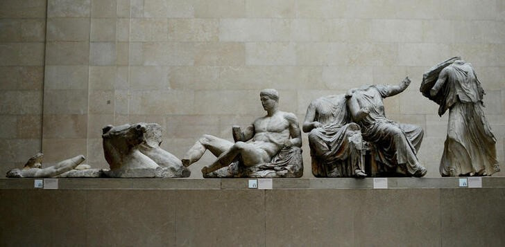 Foto de archivo de los mármoles del Partenón en el Museo Británico (Foto: REUTERS / Dylan Martinez)