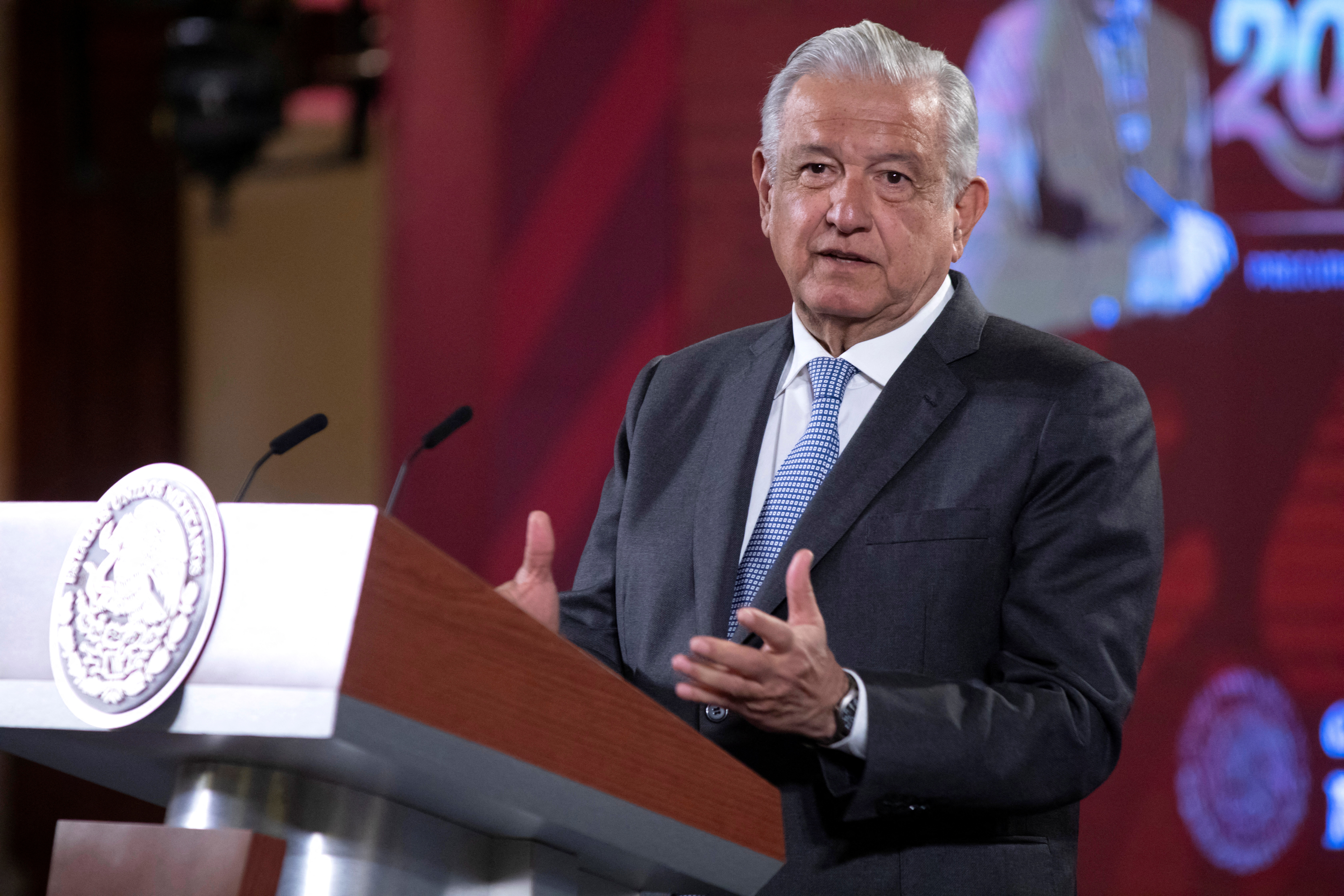 El presidente mencionó que su Gobierno sostiene una disputa con el bloque conservador. (Foto: Mexico's Presidency/Handout via REUTERS)
