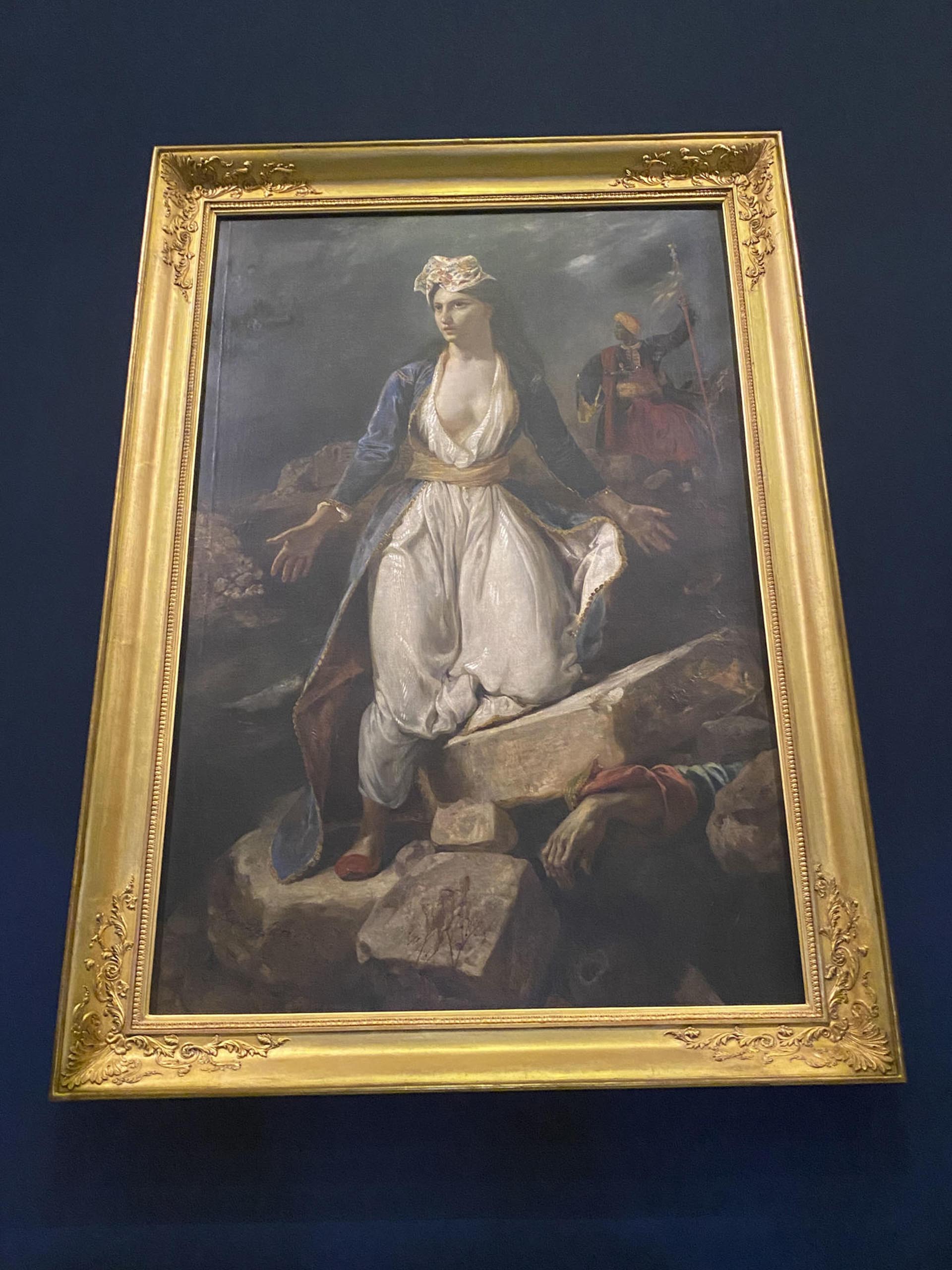 Tras dos siglos, Grecia recibi&oacute; un ic&oacute;nico cuadro de Delacroix que simboliza la lucha por su independencia 