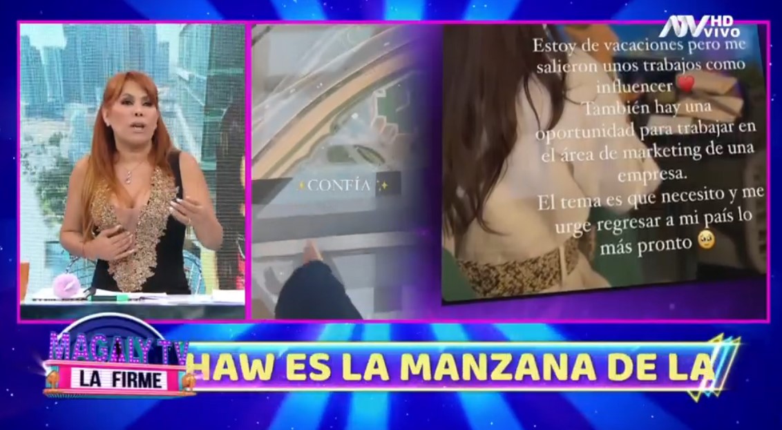 Magaly Medina habla de Rosángela Espinoza. (Magaly TV: La Firme)