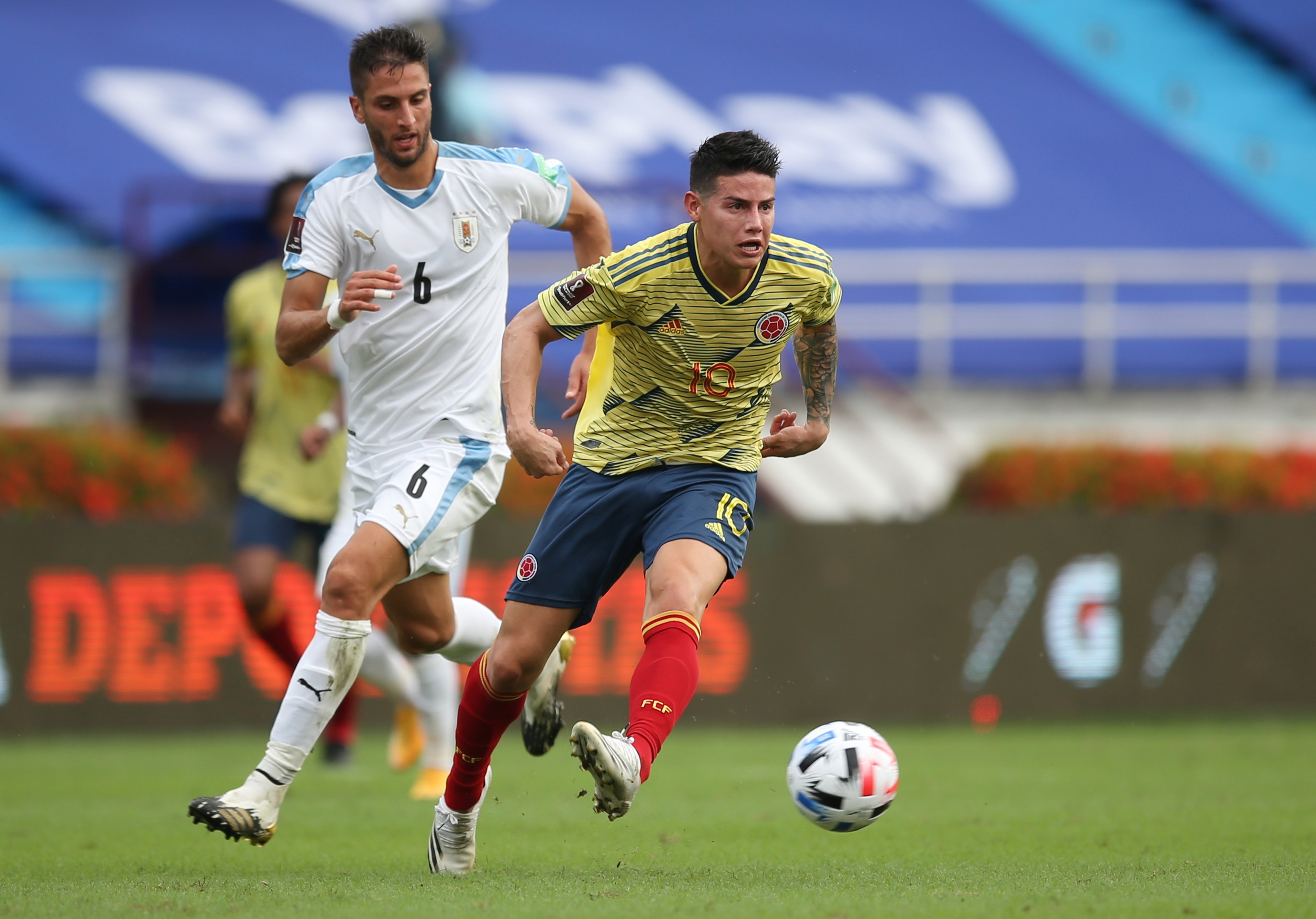 uruguay colombia eliminatorias 2020