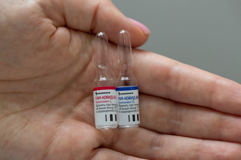 Dosis de la vacuna rusa desarollada por el Instituto Gamaleya (Reuters)