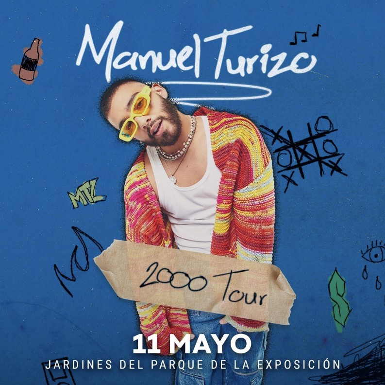 Manuel Turizo in Lima.  (instagram)