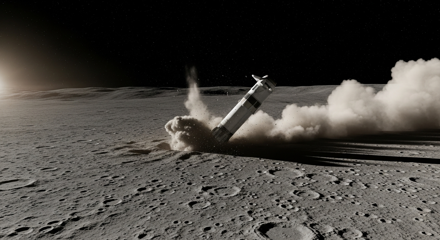 Un cohete cayó en la Luna: la NASA y SpaceX esperan la luz solar para confirmar el impacto 