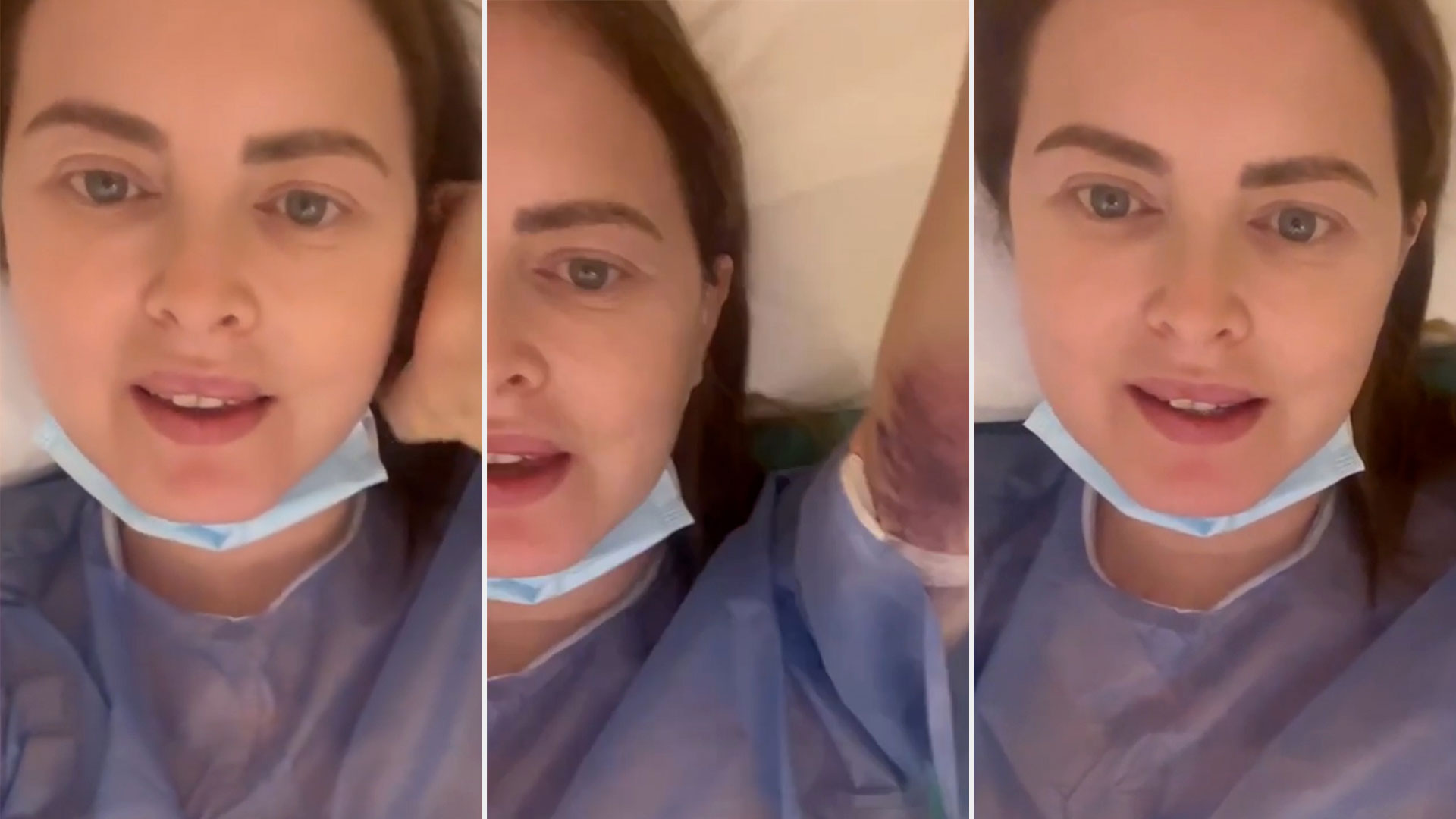 Silvina Luna grabó un video desde el hospital antes de entrar al quirófano: “Quiero que me deseen mucha suerte”