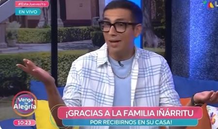 El presentador fue explicito al hablar de lo que hizo en la clínica de maternidad (Captura de pantalla)