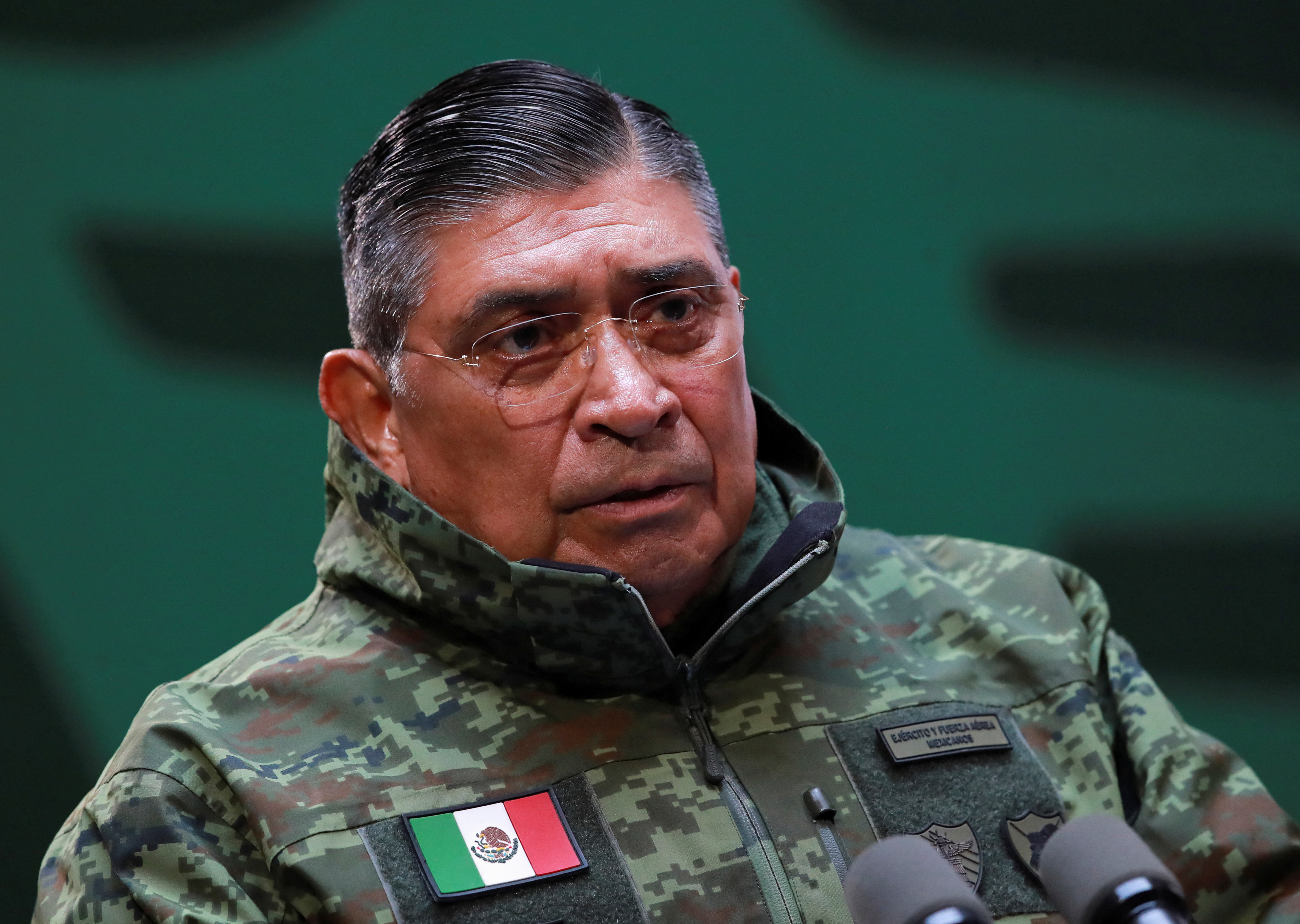 El general Luis Cresencio Sandoval informó que durante el fuerte operativo de las Fuerzas Armadas en Durango hubo detenciones y un herido, sin ser de gravedad. Foto: REUTERS/Henry Romero