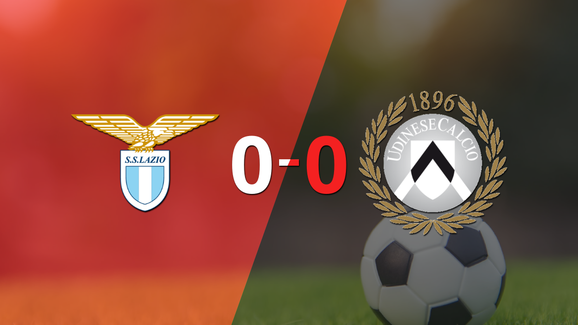Sin muchas emociones, Lazio y Udinese empataron 0-0