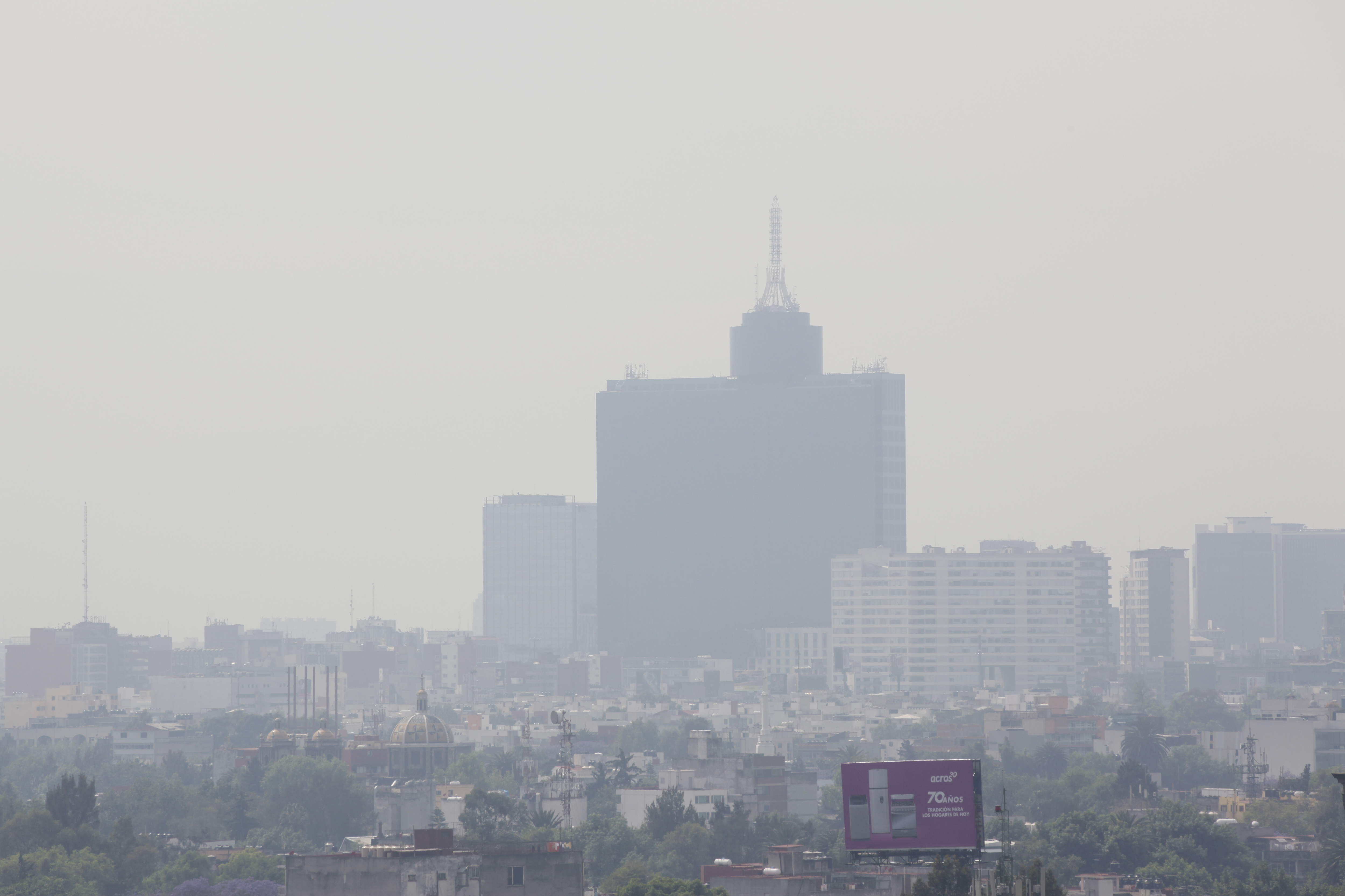 Vista de la contaminación en Ciudad de México. (Foto: EFE/Archivo)
