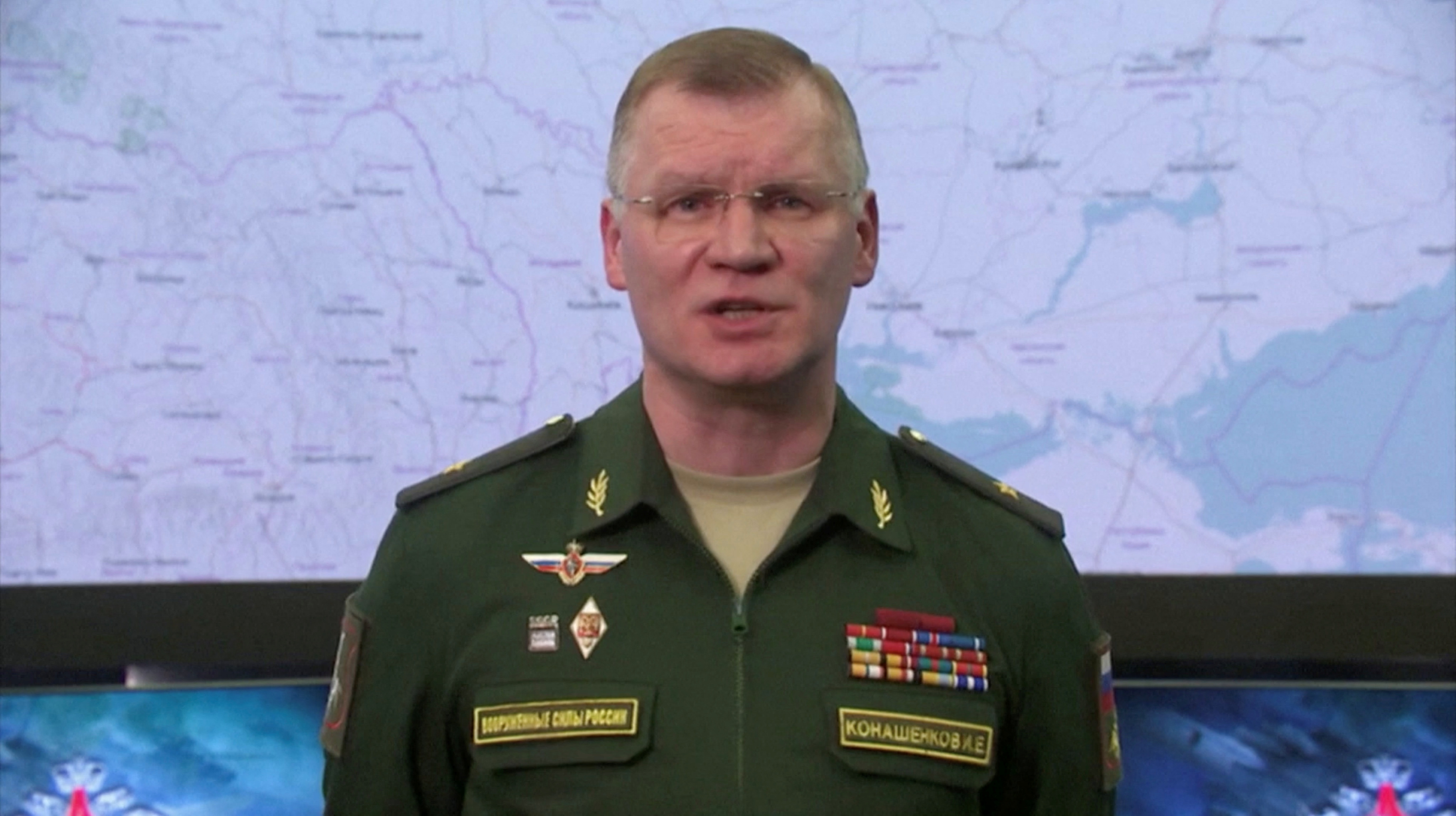 El Ministerio de Defensa de Rusia informó el “redespliegue” de las tropas que estaban hasta ahora en las localidades de Balekleya y de Izium
