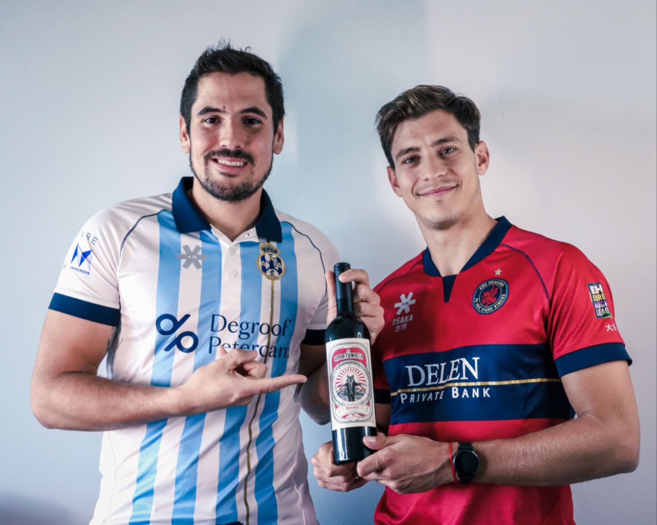 Lucas actualmente se desempeña en el Dragons y Tomas en el Gantoise, ambos equipos de Bélgica, donde la cultura del vino empieza a ser tan importante como la de la cerveza