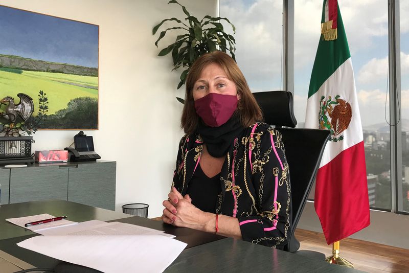 Tatiana Clouthier durante una entrevista en la Ciudad de México.(FOTO: REUTERS/Dave Graham)