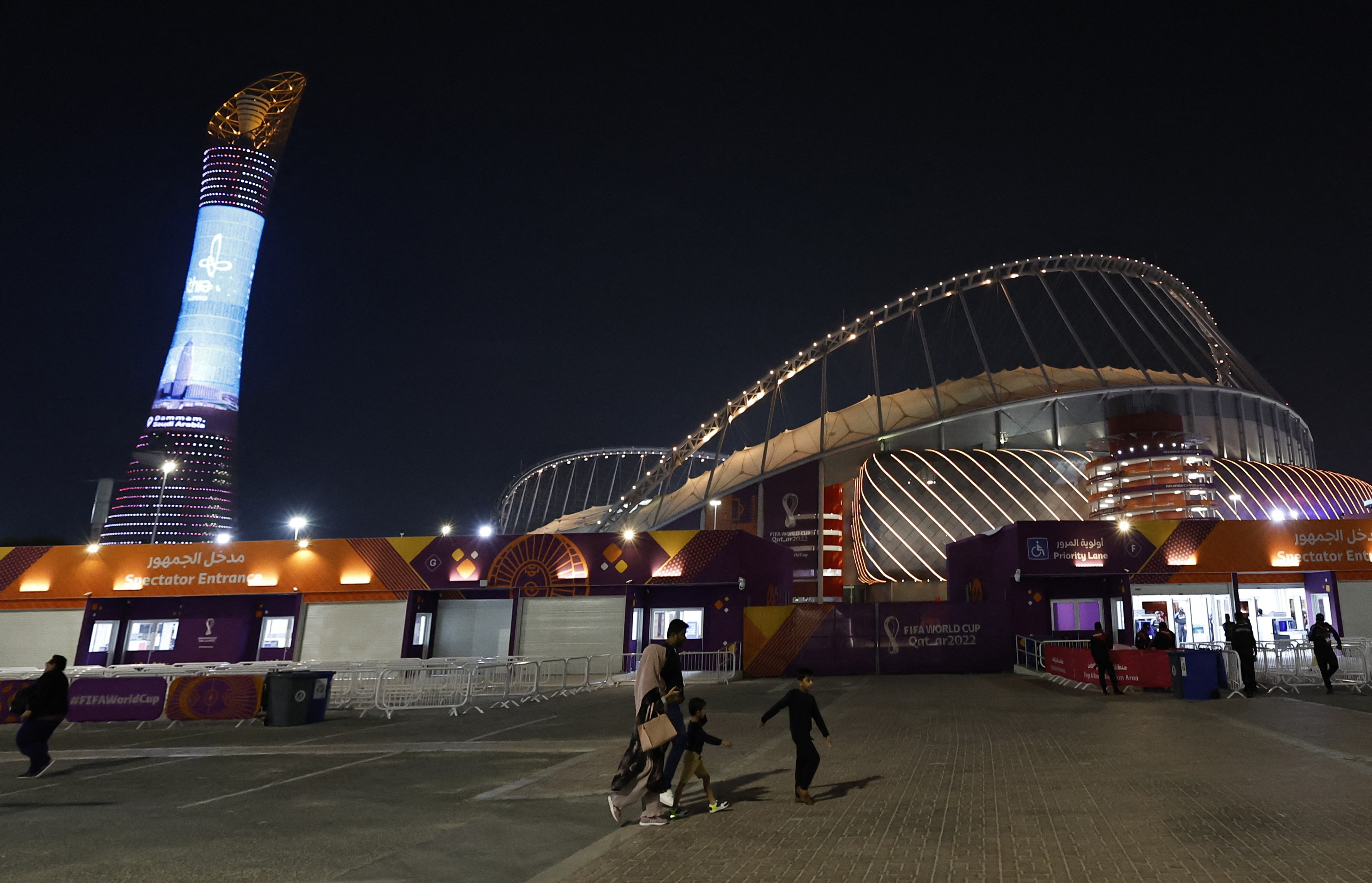 El estadio Khalifa ya albergó el triunfo de Inglaterra sobre Irán. Foto: REUTERS/Hamad I Mohammed