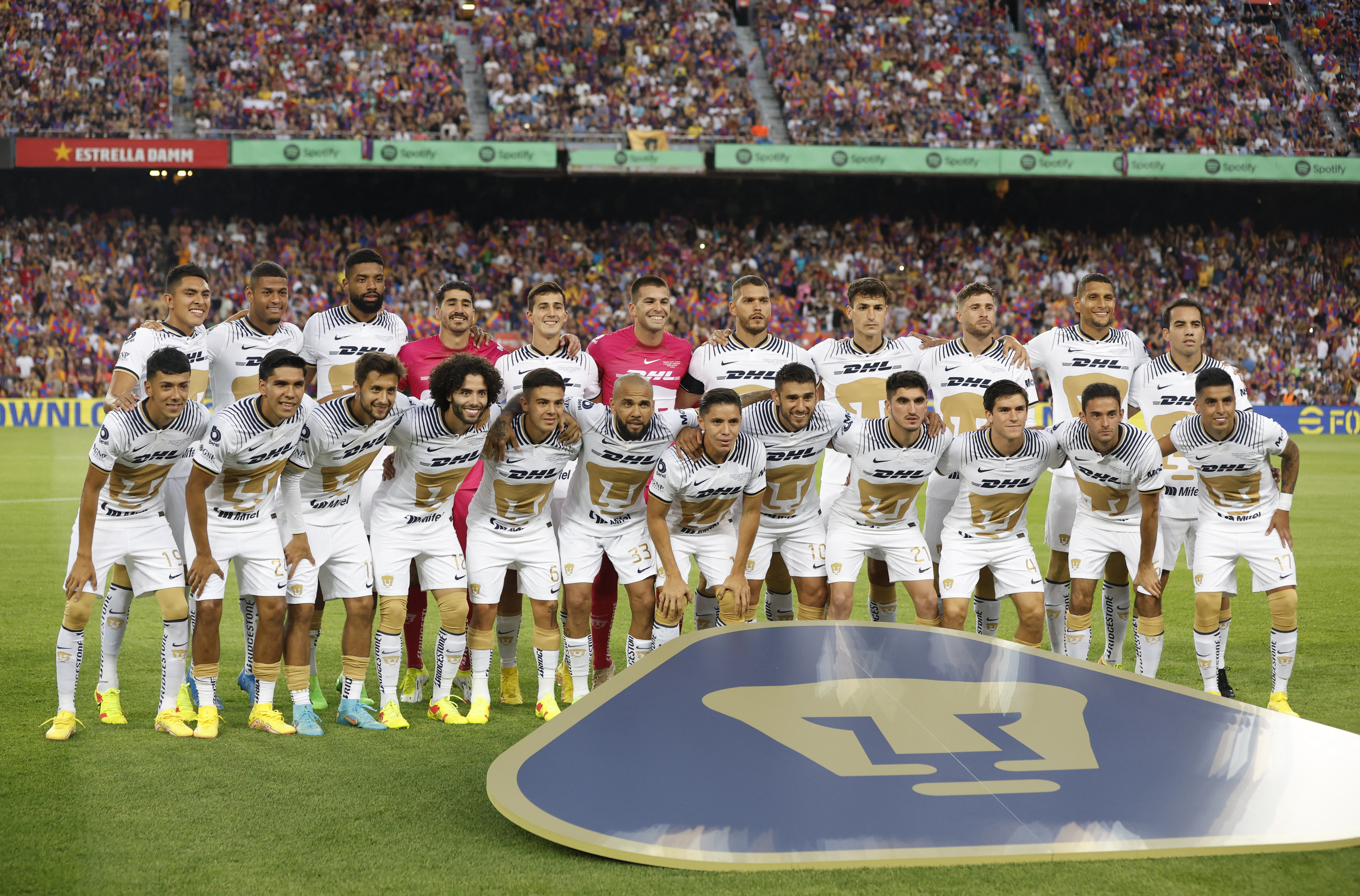 Pumas disputó el trofeo Joan Gamper 2022 en el Camp Nou y cayó 6-0 ante el Barcelona de Xavi Hernández (Foto: REUTERS/Albert Gea)