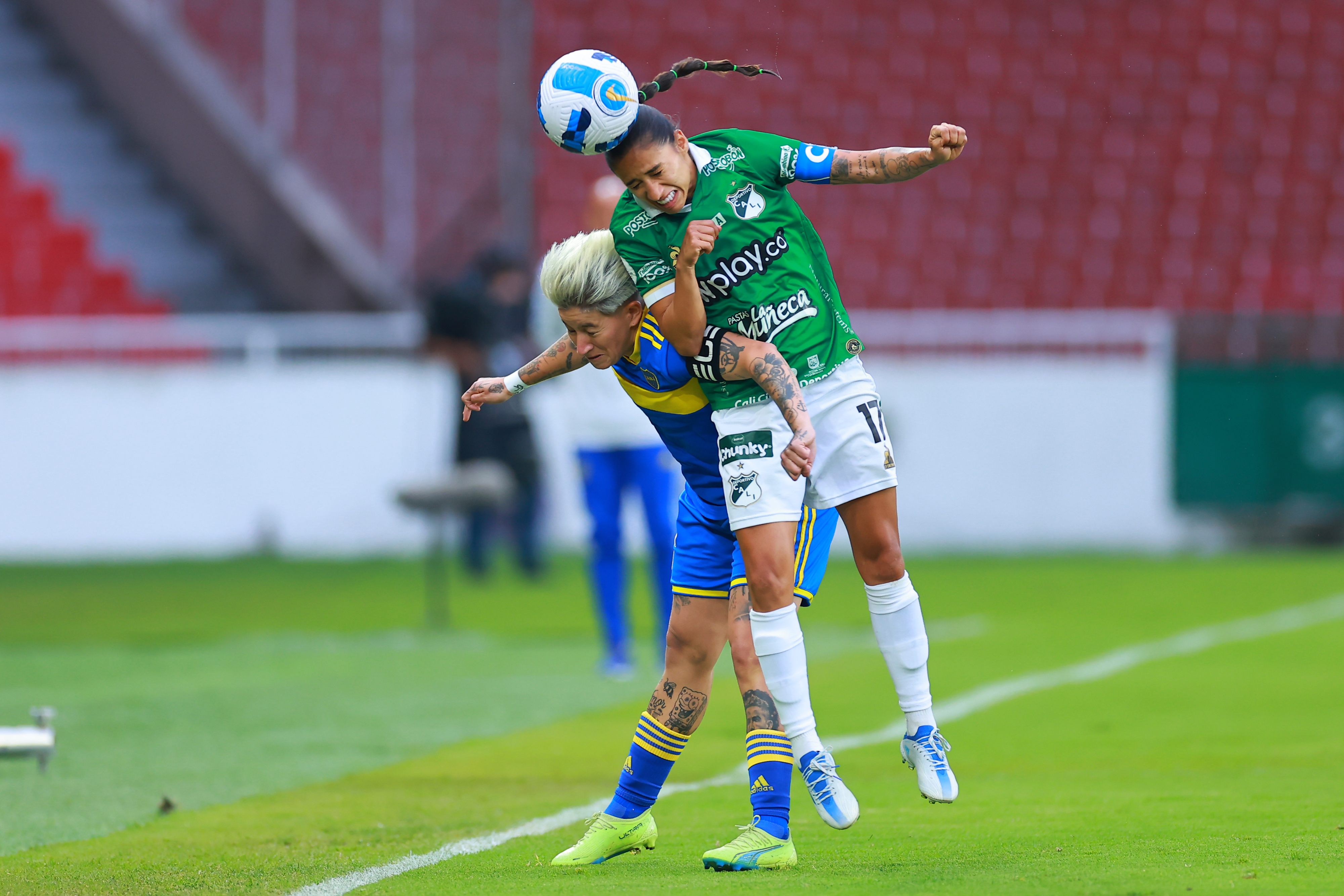 Las Gladiadoras buscan el pase a la final de la Copa Libertadores femenina ante Deportivo Cali en Quito (Hector Vivas/Getty Images)