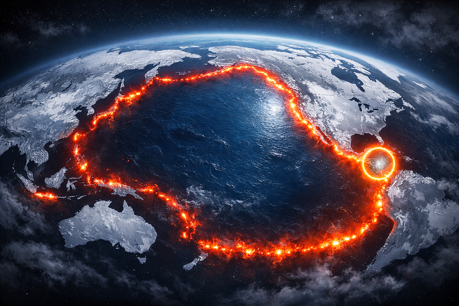 Qu&eacute; es el Cintur&oacute;n de Fuego del Pac&iacute;fico que concentra el 90% de los terremotos del mundo
