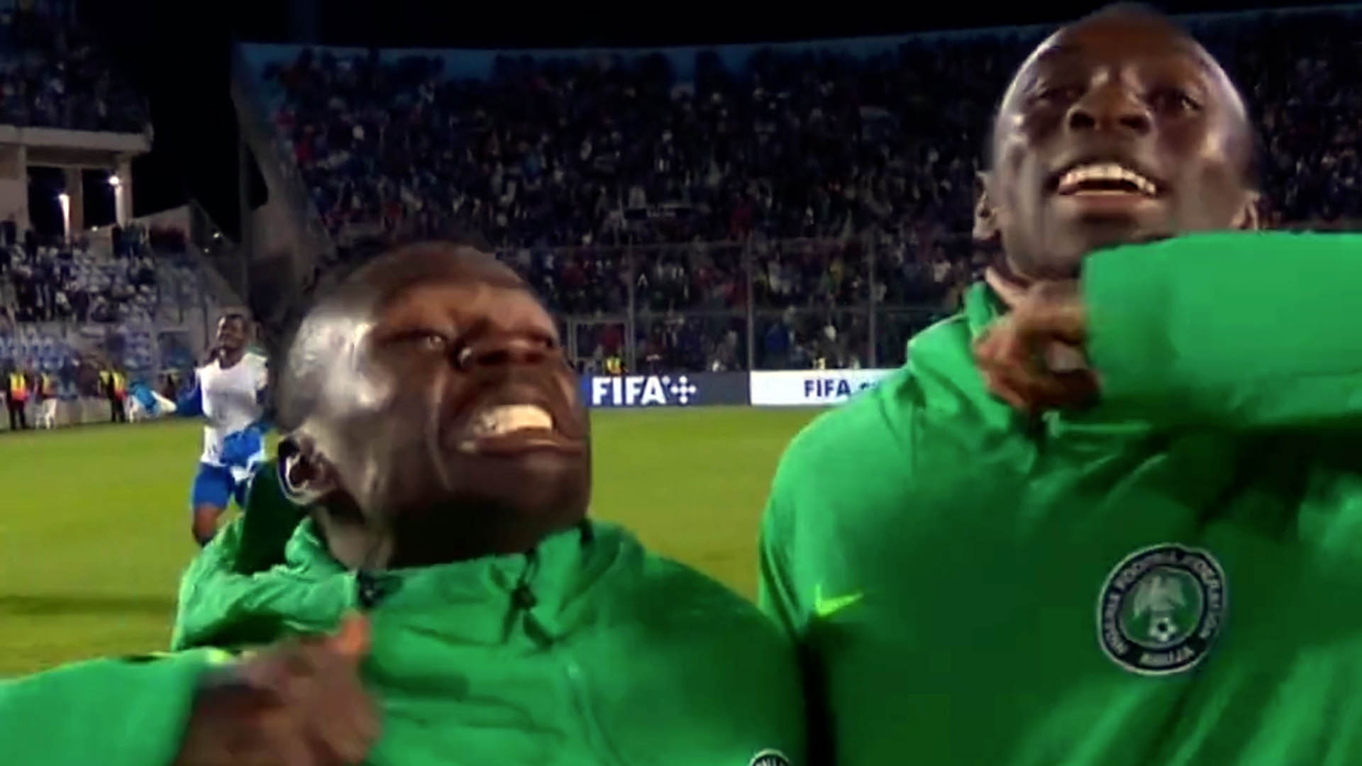 Los repudiables gestos de los jugadores de Nigeria tras eliminar a Argentina del Mundial Sub 20