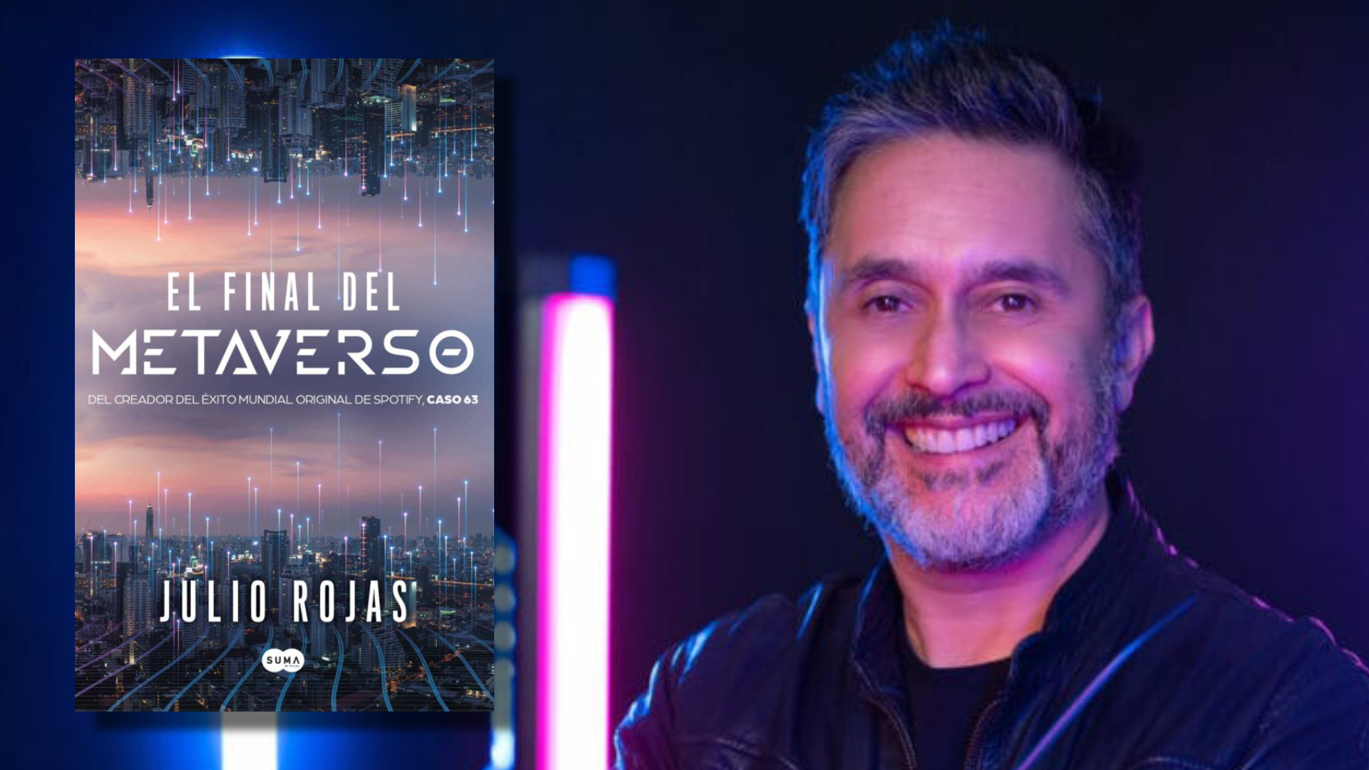 Julio Rojas, creador la audioserie chilena Caso 63, regresa a la ciencia ficción con “El final del metaverso”