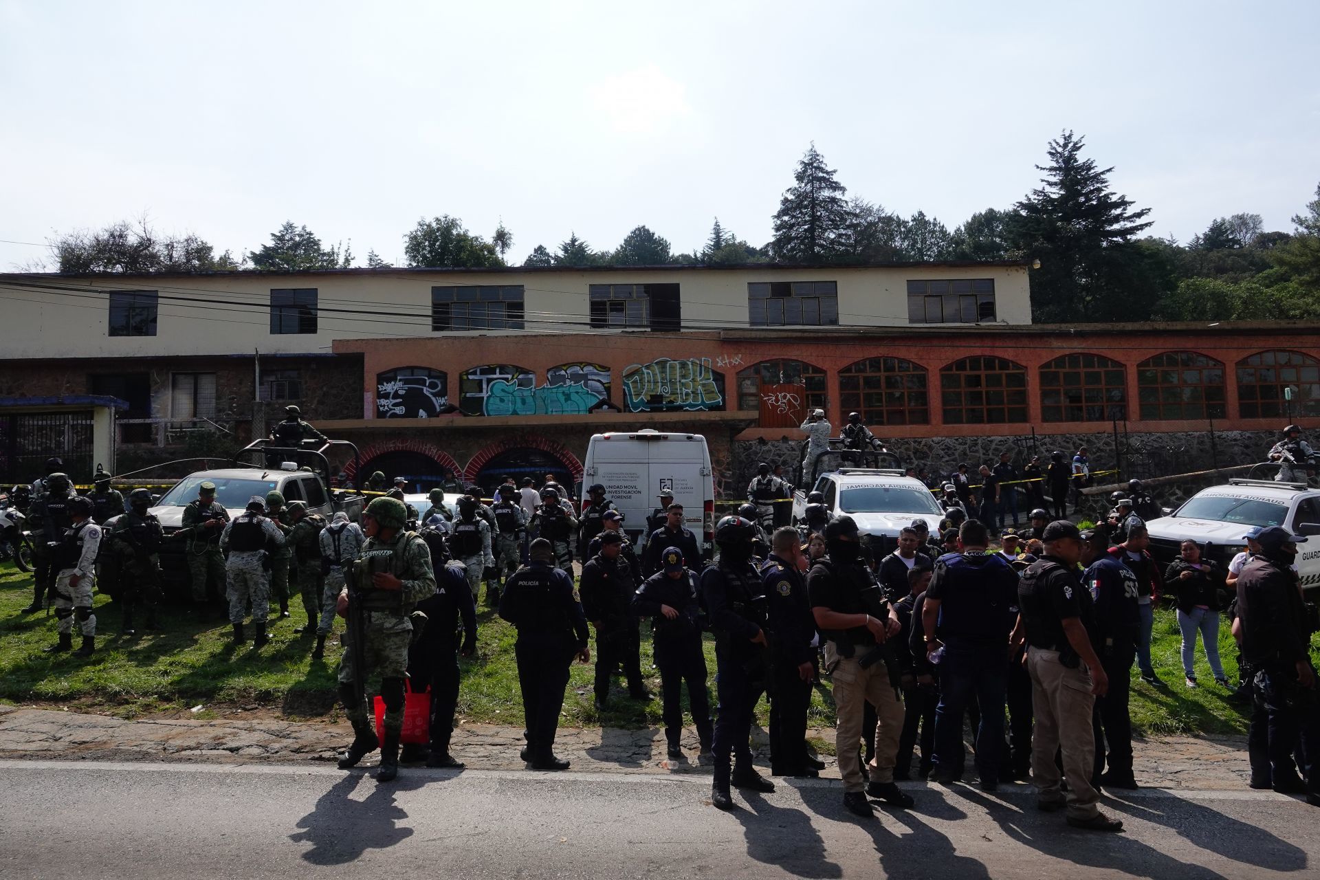 Enfrentamiento en Topilejo (Foto: SSC) 