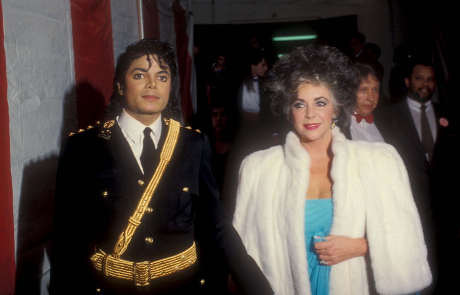 Michael Jackson fue el padrino de la última boda de Elizabeth Taylor: se había casado con Larry Fortensky, 20 años menor que ella (Barry King/WireImage)