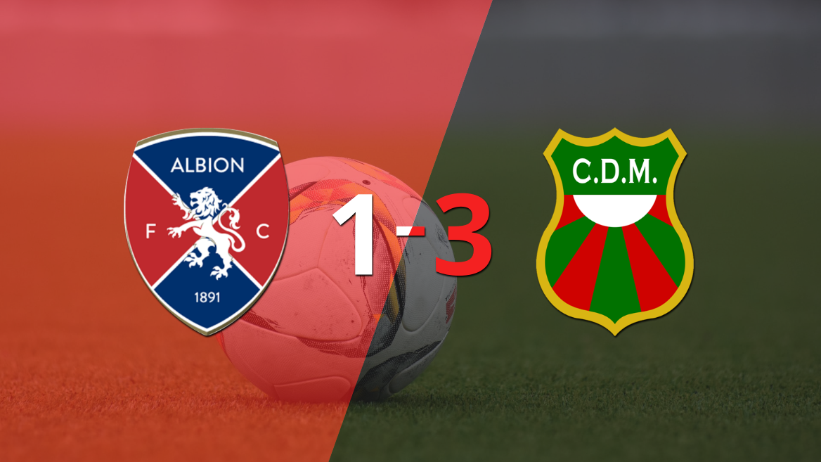 Deportivo Maldonado gana 3 a 1 en su visita a Albion