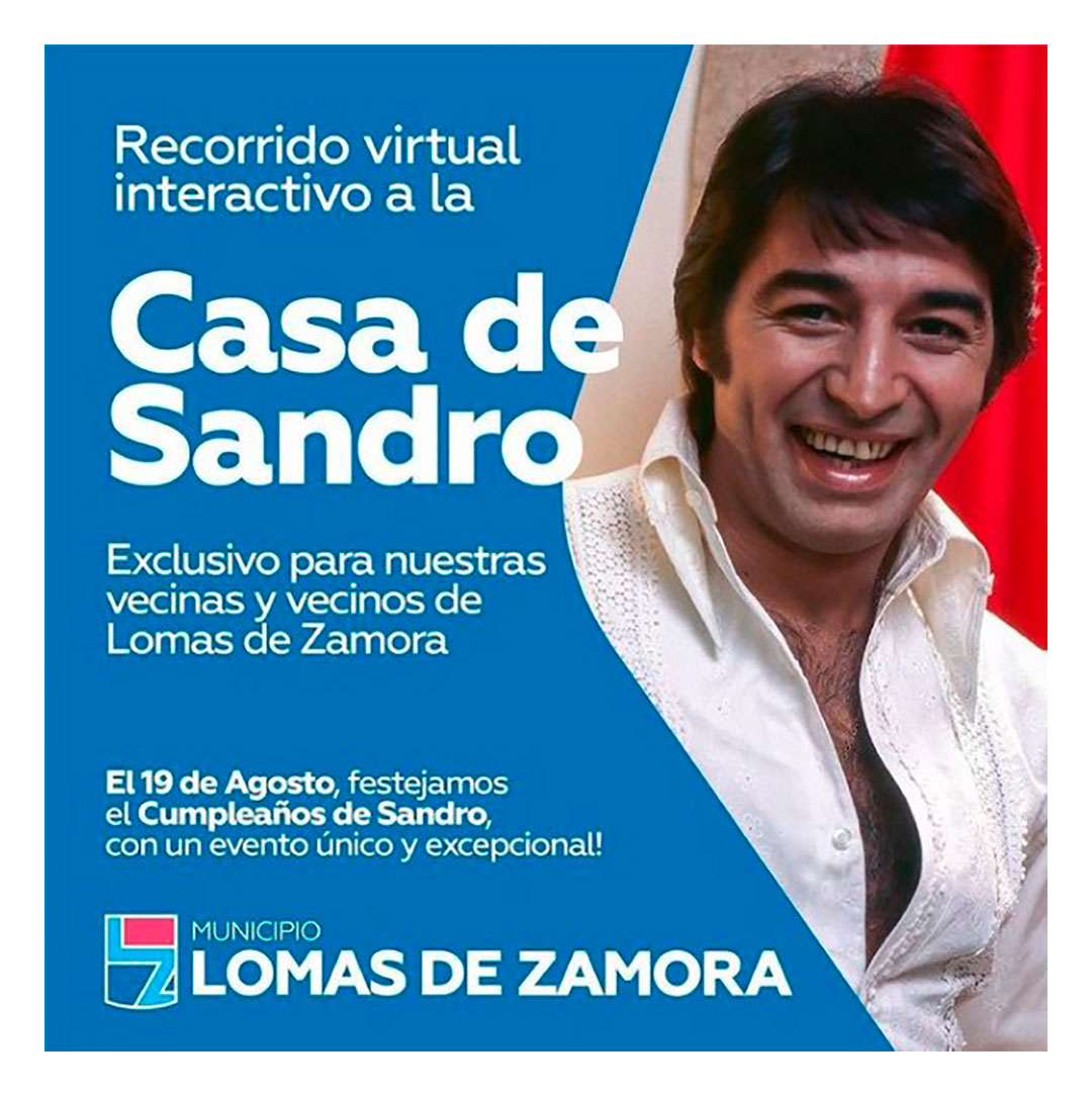 Cumpleaños De Sandro En Su Memoria Ofrecerán Un Recorrido Virtual Por Su Histórica Casa En 0815