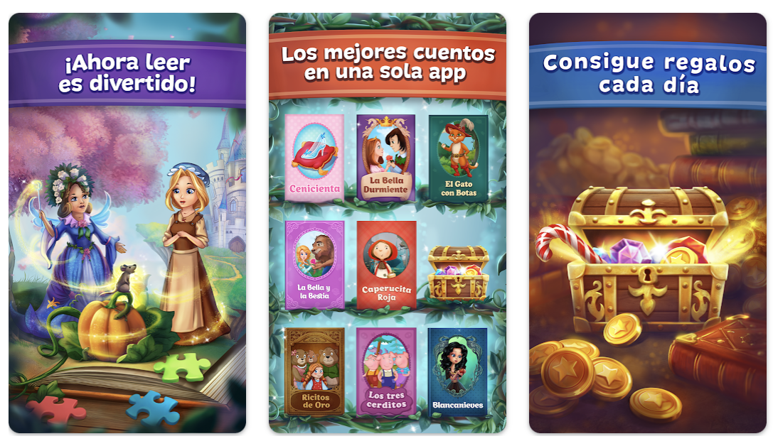 Aplicaciones sobre cuentos para niños y más. (foto: Google Play Store)