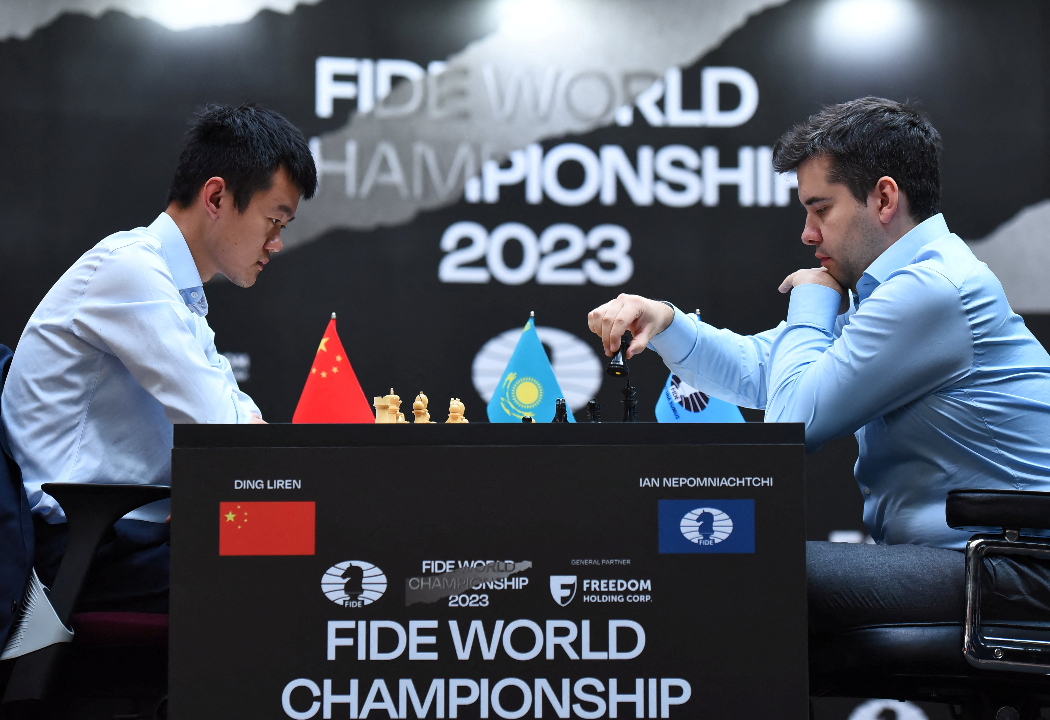 La definición del Mundial de ajedrez que se realizó en Kasajistán (REUTERS/Vladislav Vodnev)