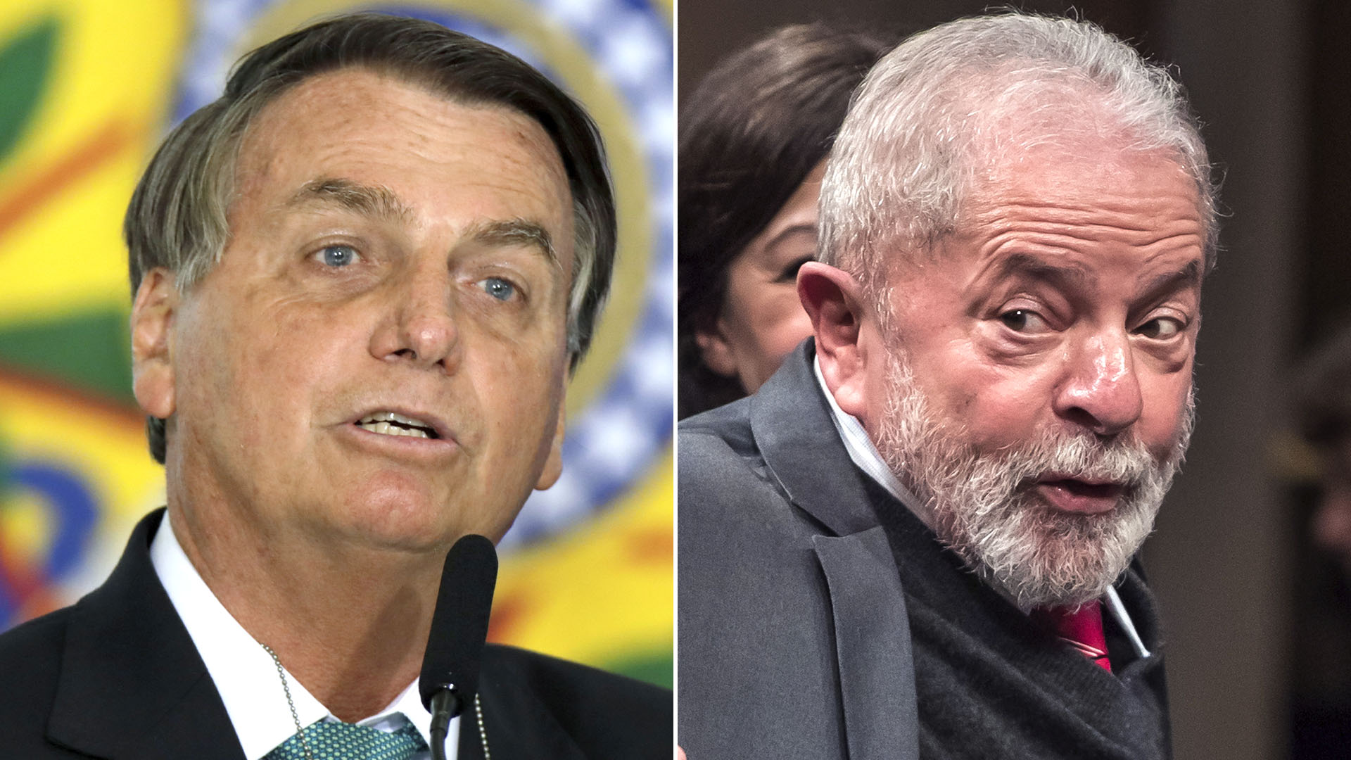 Jair Bolsonaro y Lula da Silva