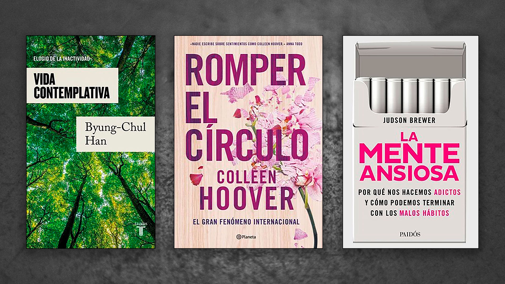 Qué leer el fin de semana: los bestsellers “La mente ansiosa”, “Romper el círculo” y “Vida contemplativa” por menos de 1.200 pesos argentinos