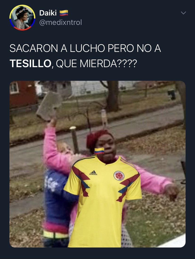 Los Mejores Memes Que Dejó La Participación De William Tesillo En El Partido De Colombia Vs 2295