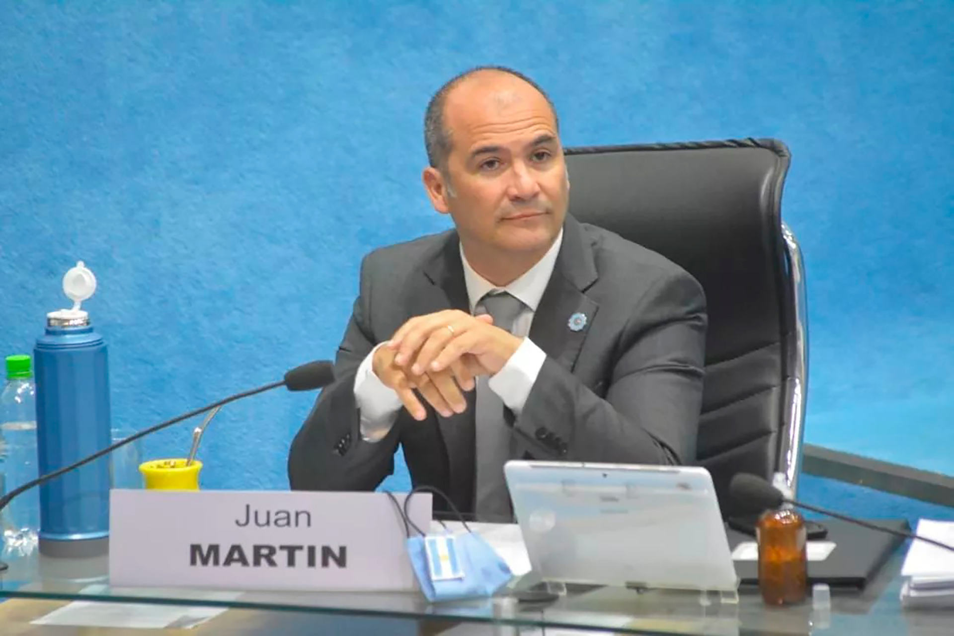 El legislador Juan Martín (Juntos por el Cambio)