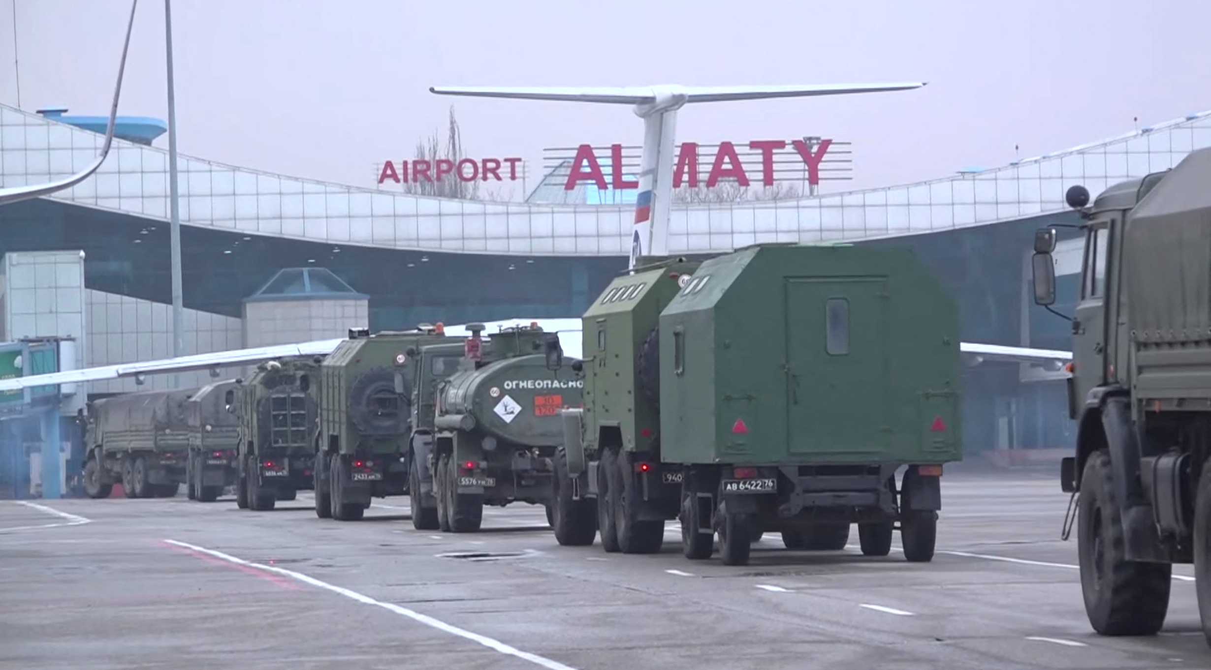 Rusia informó que sus tropas están plenamente operativas y desplegadas en infraestructuras clave de Kazajistán