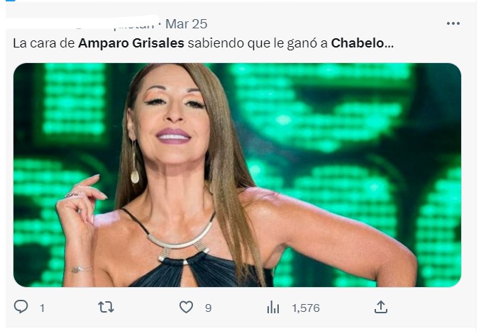 Memes de Amparo Grisales y Chabelo. Foto: Twitter