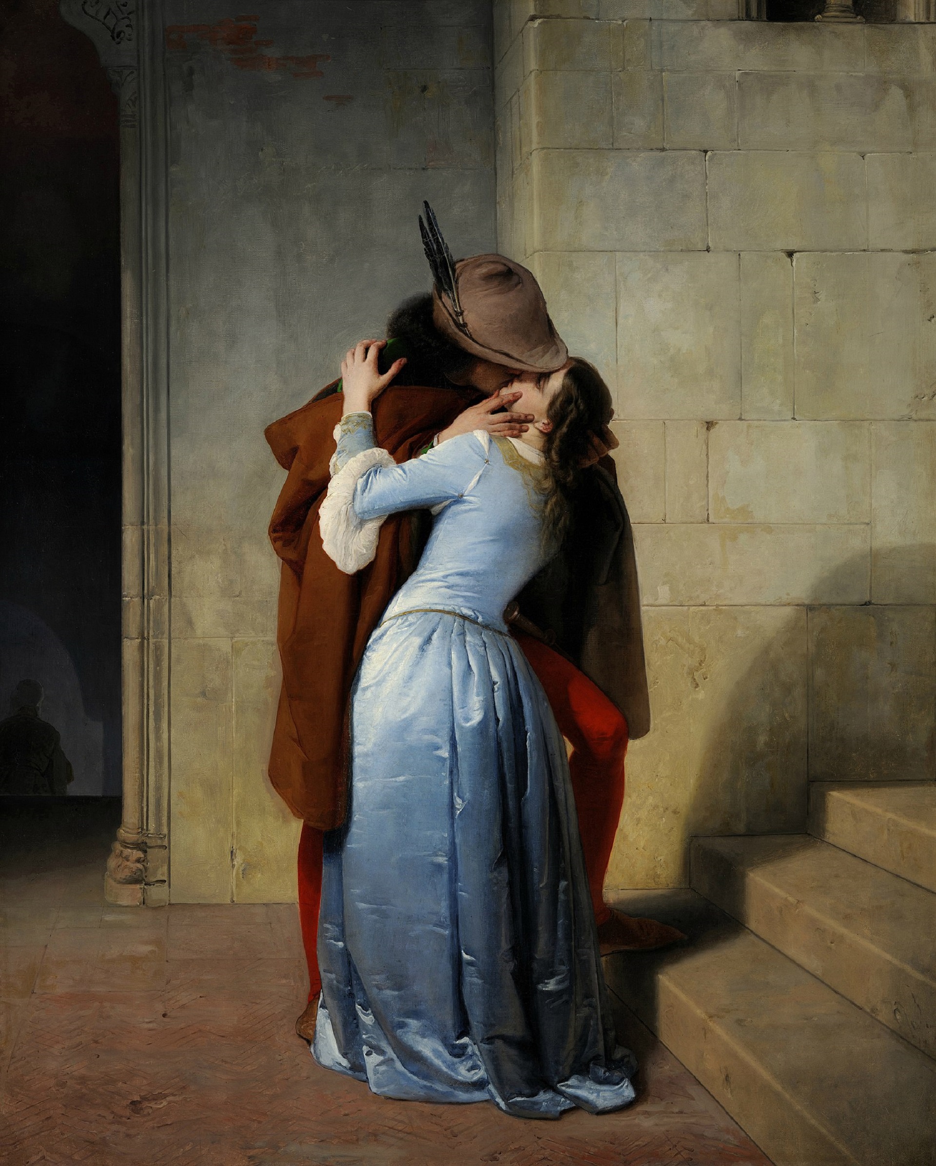 “El beso: episodio de la juventud” de Francesco Hayez