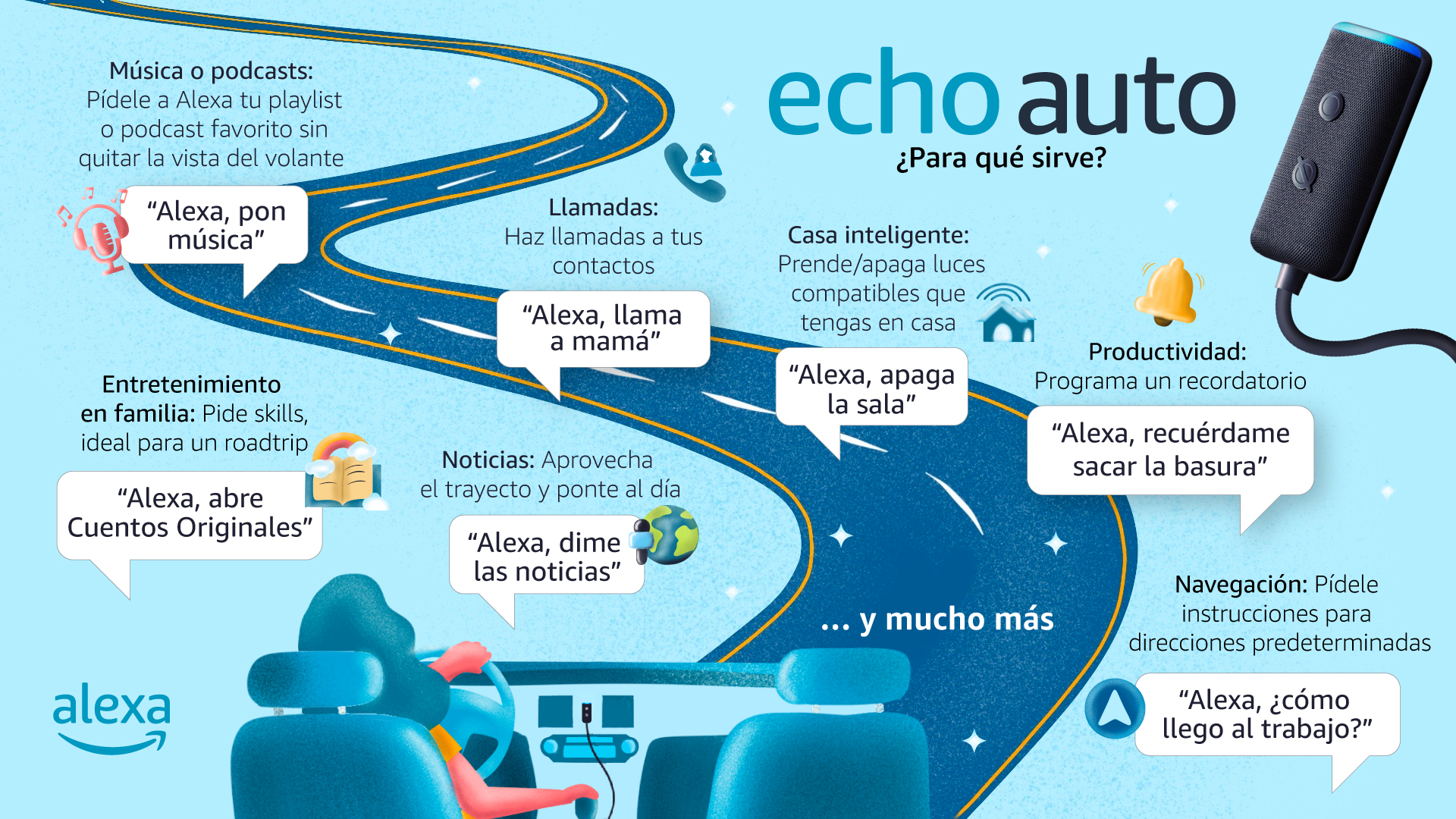 Echo Auto ya está en México: lleva a Alexa y todas sus funciones  directamente en tu auto