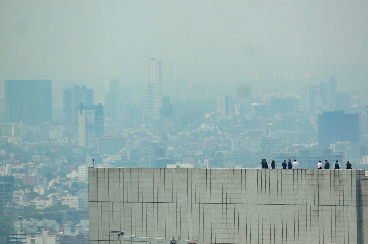 La calidad del aire se sigue viendo afectada en la CDMX (DANIEL AUGUSTO/CUARTOSCURO.COM)