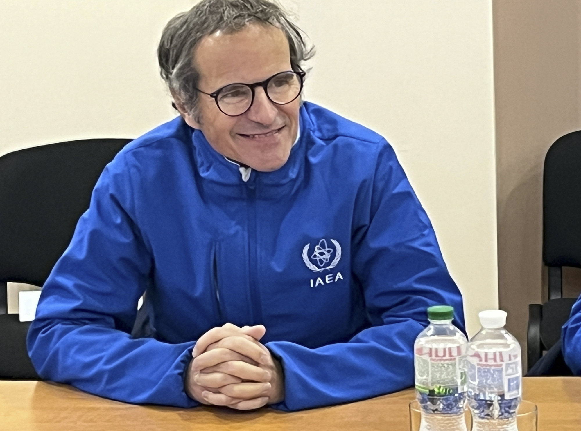 El director general del Organismo Internacional de Energía Atómica (OIEA) Rafael Grossi (AP)