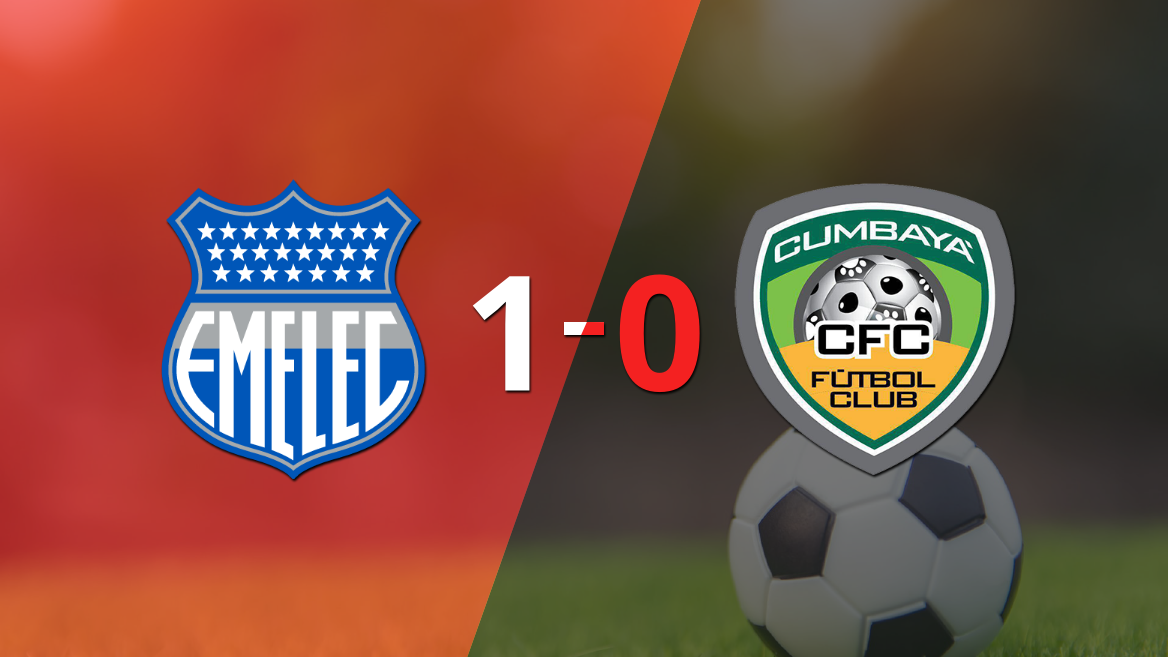 Cumbayá FC no pudo en su visita a Emelec y cayó 1-0