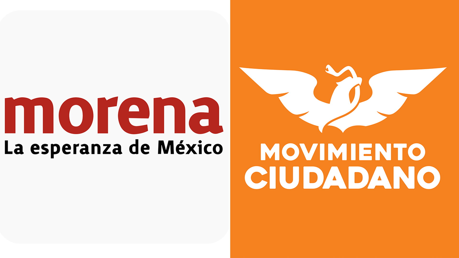 Fotos: Twitter @PartidoMorenaMx / @MovCiudadanoMX