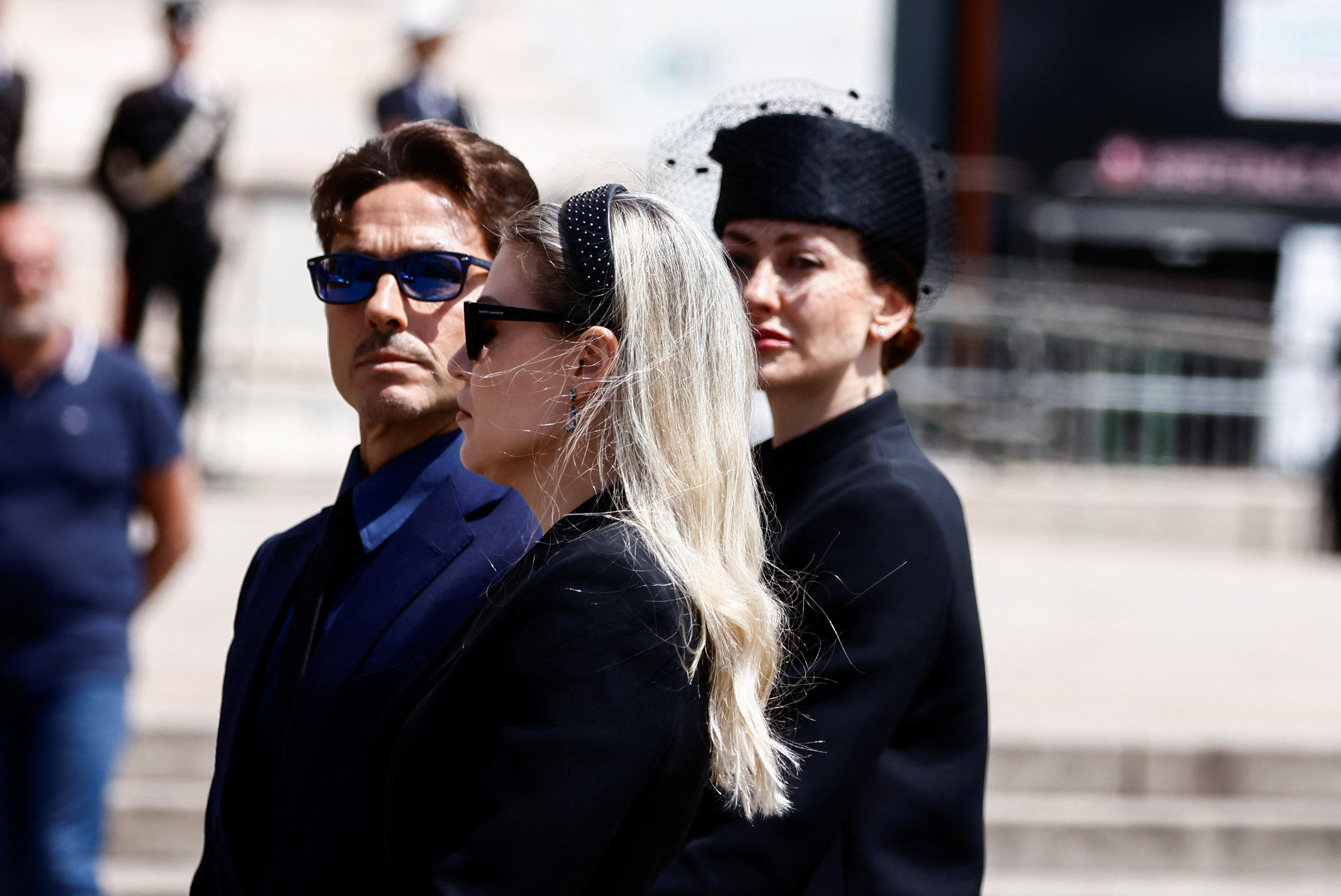 Pier Silvio Berlusconi, Eleonora Berlusconi y Barbara Berlusconi, tres de los cinco hijos del magnate (REUTERS/Yara Nardi)