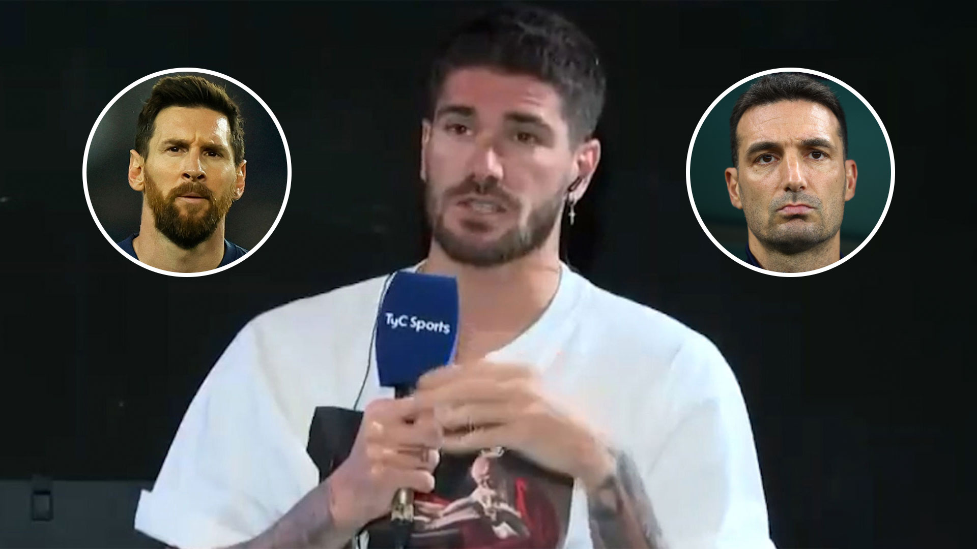 Rodrigo De Paul reveló los momentos de furia que tuvieron Scaloni y Messi en Qatar