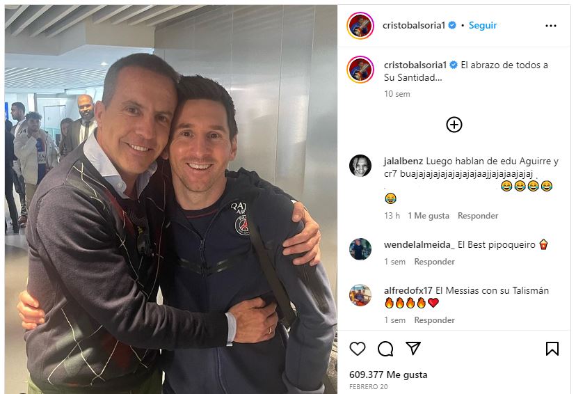 El posteo de Tito Soria con Lionel Messi que se volvió viral