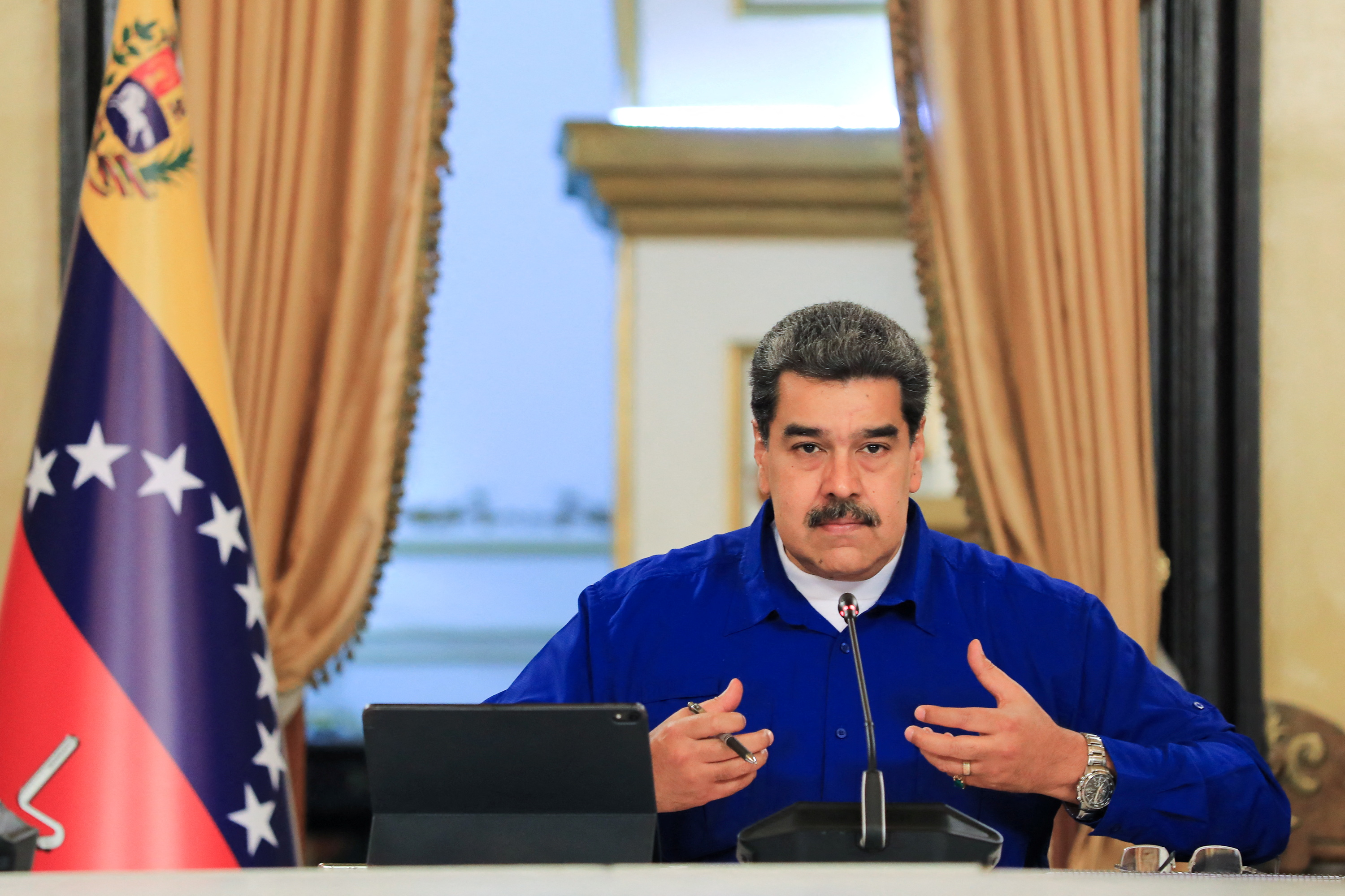 Chavista-administrasjonsdelegasjonen trakk seg fra samtaler i Mexico i protest mot utleveringen av Alex Saab, en fremtredende skikkelse i Nicolas Maduro (utlevert av Miraflores Palace / Reuters), til USA.