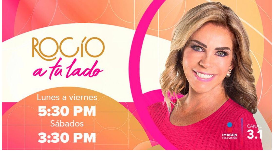 "Rocío A Tu Lado" es el programa que la presentadora tiene aún en Imagen Televisión 
(Foto: Facebook: Imagen Televisión)