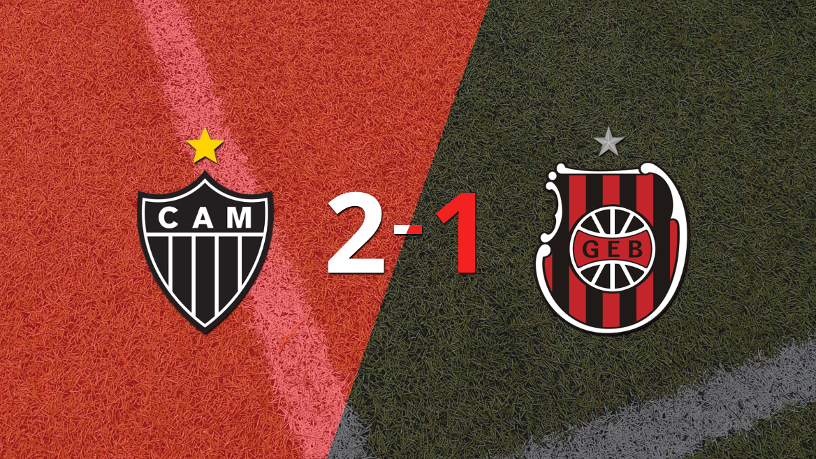 Atlético Mineiro venció a Brasil-RS en el duelo de ida